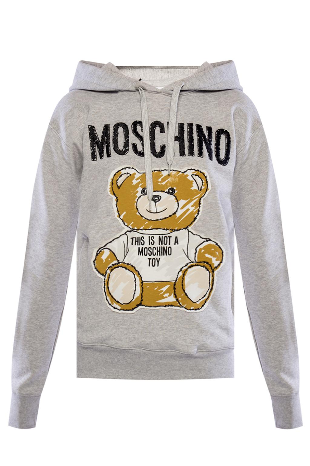 Moschino teddy 2024 bear hoodie